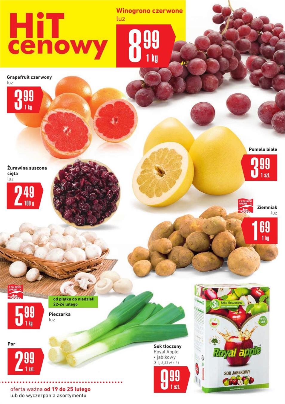 Gazetka SCA PR Polska Sp. z o.o. nr 15 od 2019-02-19 do 2019-02-25