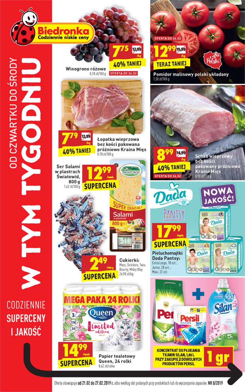 Gazetka Jeronimo Martins Polska SA nr 1 od 2019-02-21 do 2019-02-27