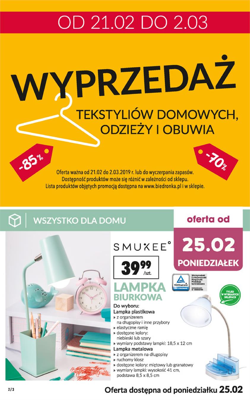 Gazetka Jeronimo Martins Polska SA nr 2 od 2019-02-25 do 2019-03-13