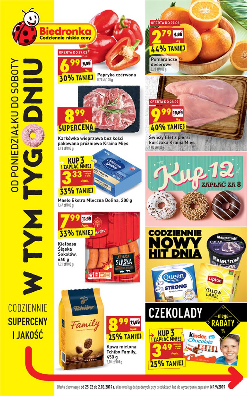 Gazetka Jeronimo Martins Polska SA nr 1 od 2019-02-25 do 2019-03-03