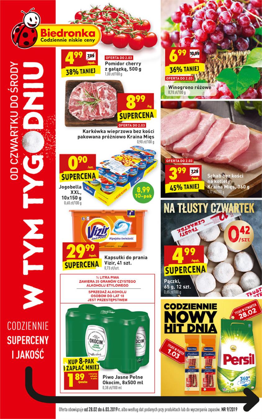 Gazetka Jeronimo Martins Polska SA nr 1 od 2019-02-28 do 2019-03-06