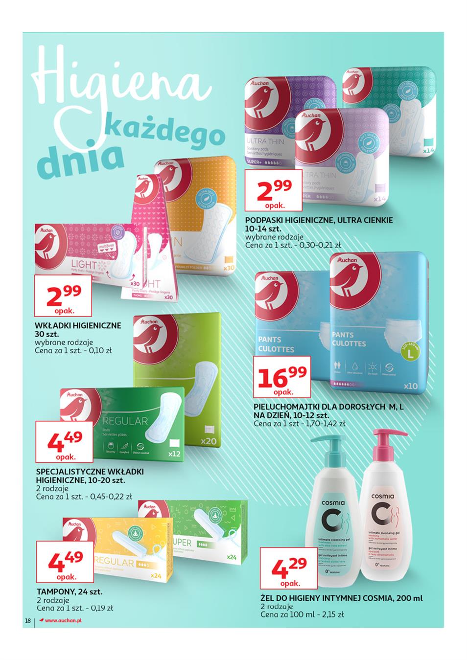 Gazetka Auchan Polska Sp. z o.o. nr 18 od 2019-03-14 do 2019-03-27