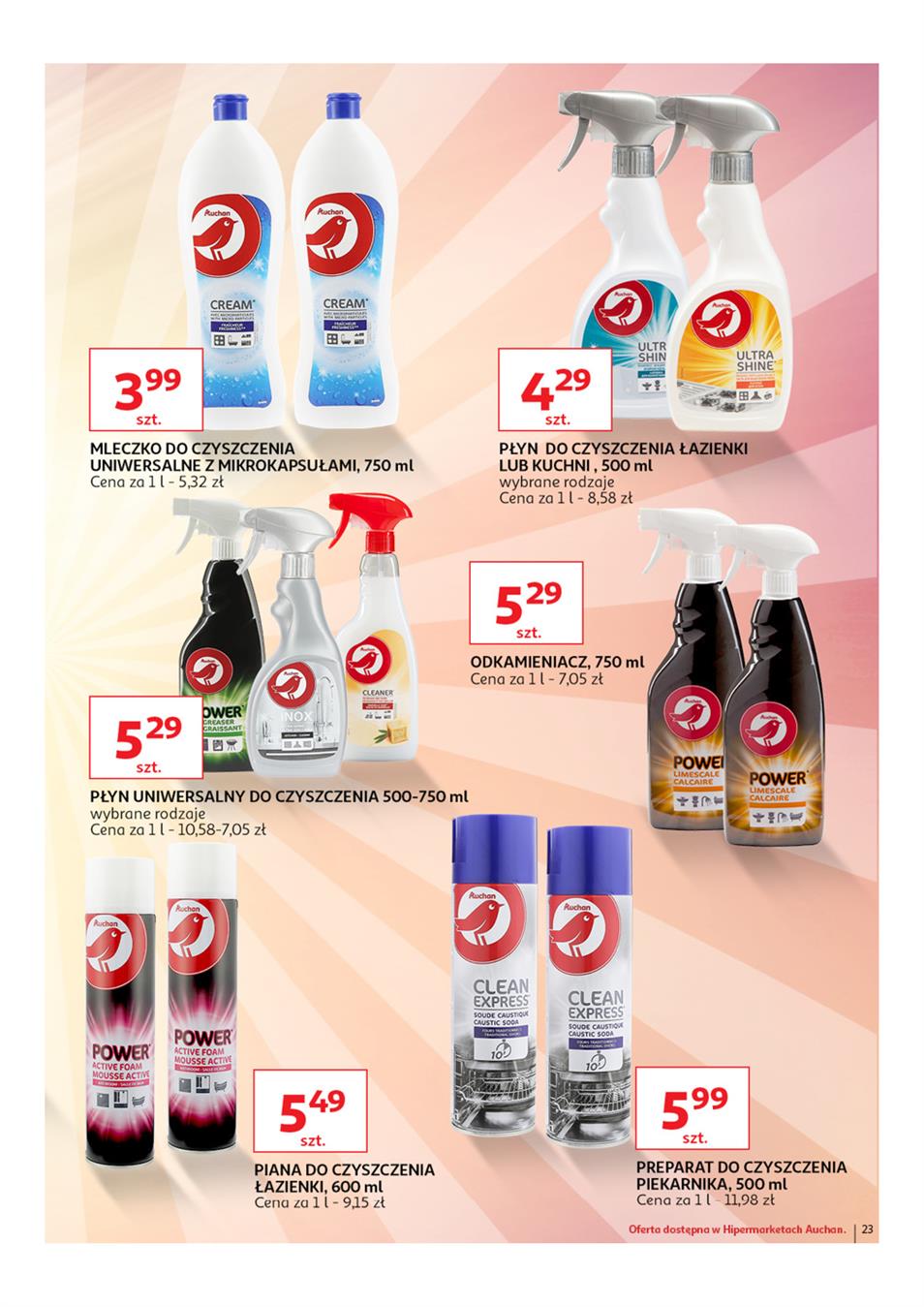 Gazetka Auchan Polska Sp. z o.o. nr 23 od 2019-03-14 do 2019-03-27