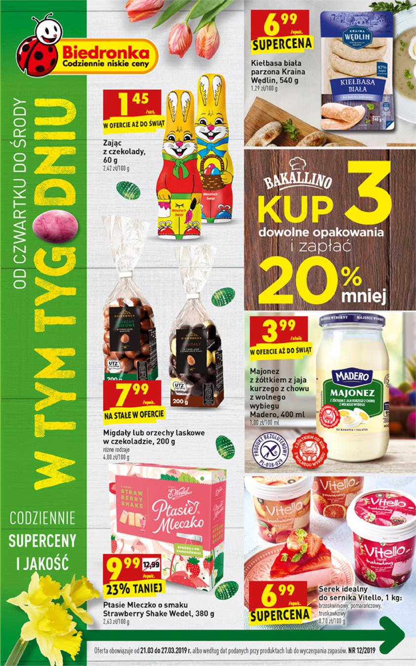 Gazetka Jeronimo Martins Polska SA nr 7 od 2019-03-21 do 2019-03-27