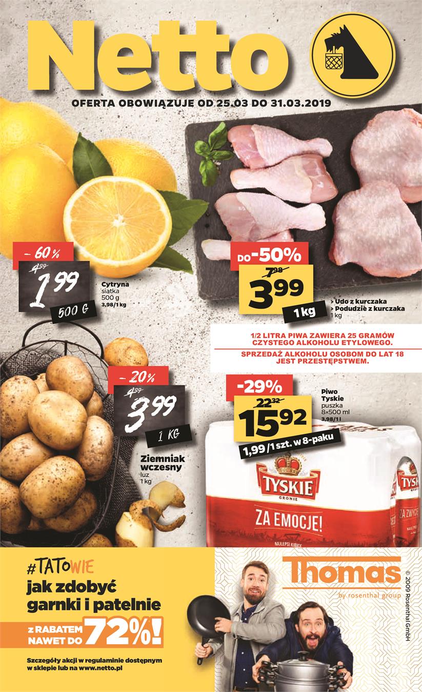 Gazetka Netto Sp. z o.o. nr 1 od 2019-03-25 do 2019-03-31