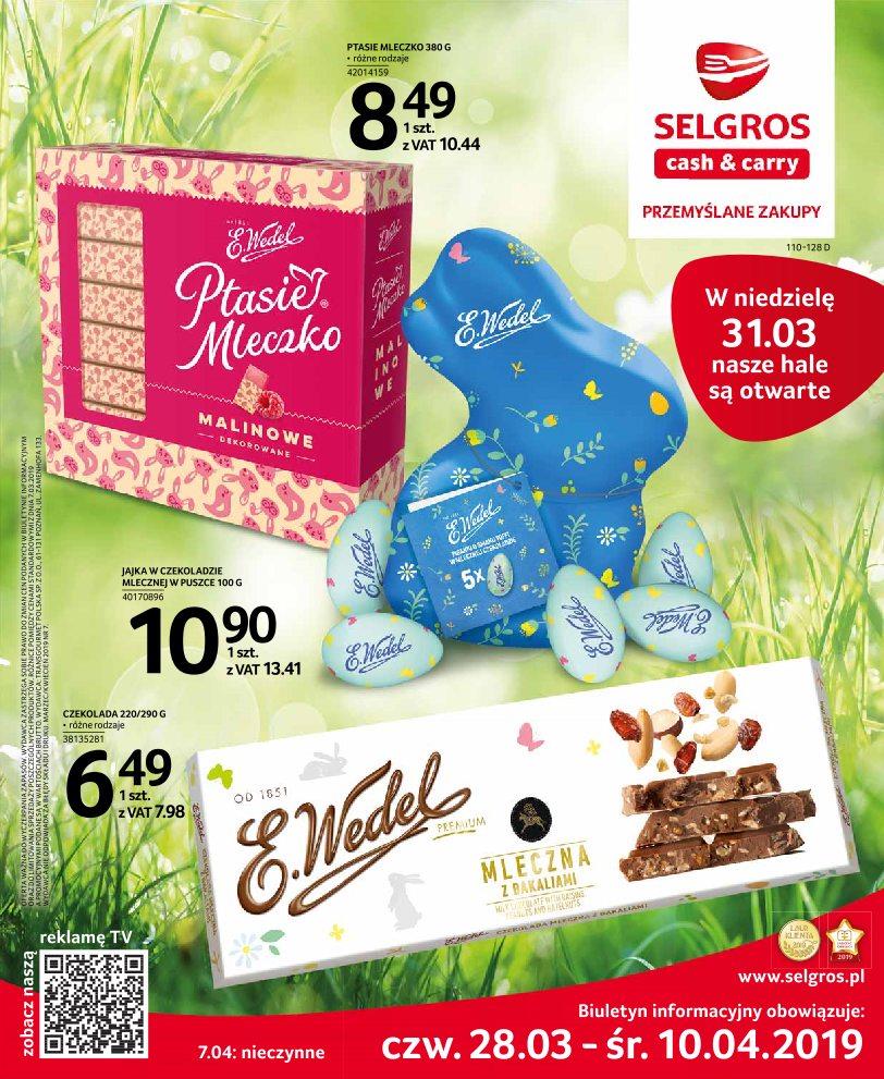 Gazetka Selgros Sp. z o.o. nr 1 od 2019-03-28 do 2019-04-10