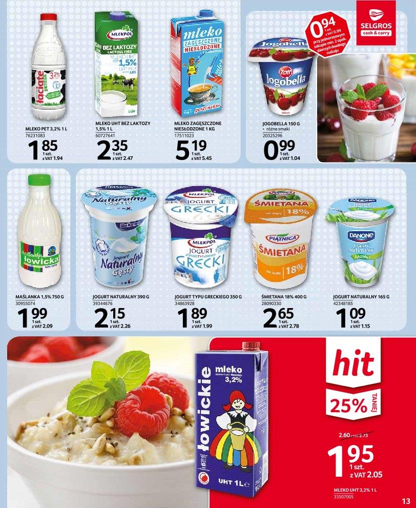 Gazetka Selgros Sp. z o.o. nr 13 od 2019-03-28 do 2019-04-10