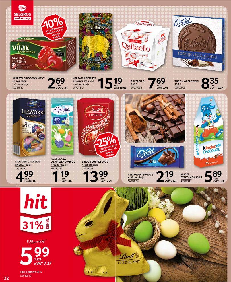 Gazetka Selgros Sp. z o.o. nr 22 od 2019-03-28 do 2019-04-10