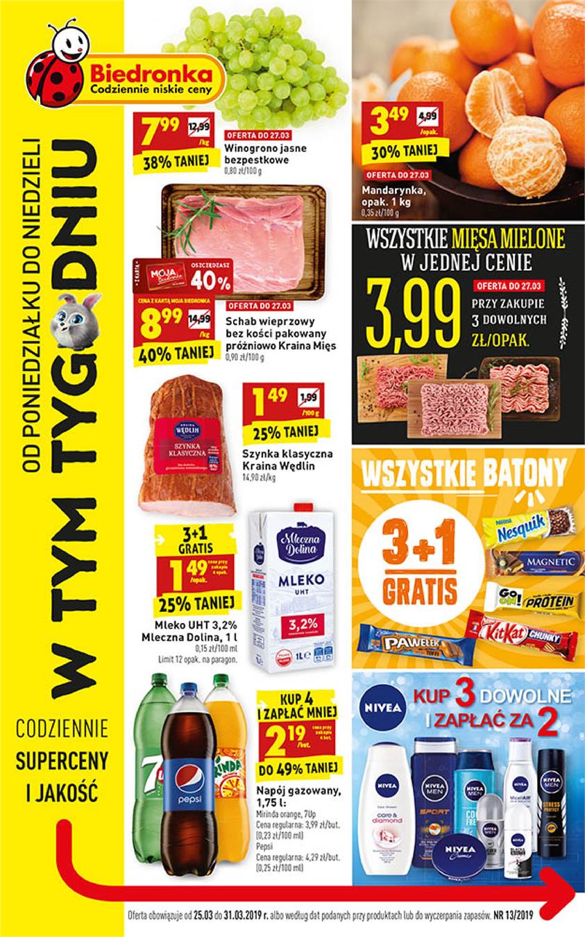 Gazetka Jeronimo Martins Polska SA nr 1 od 2019-03-25 do 2019-03-31