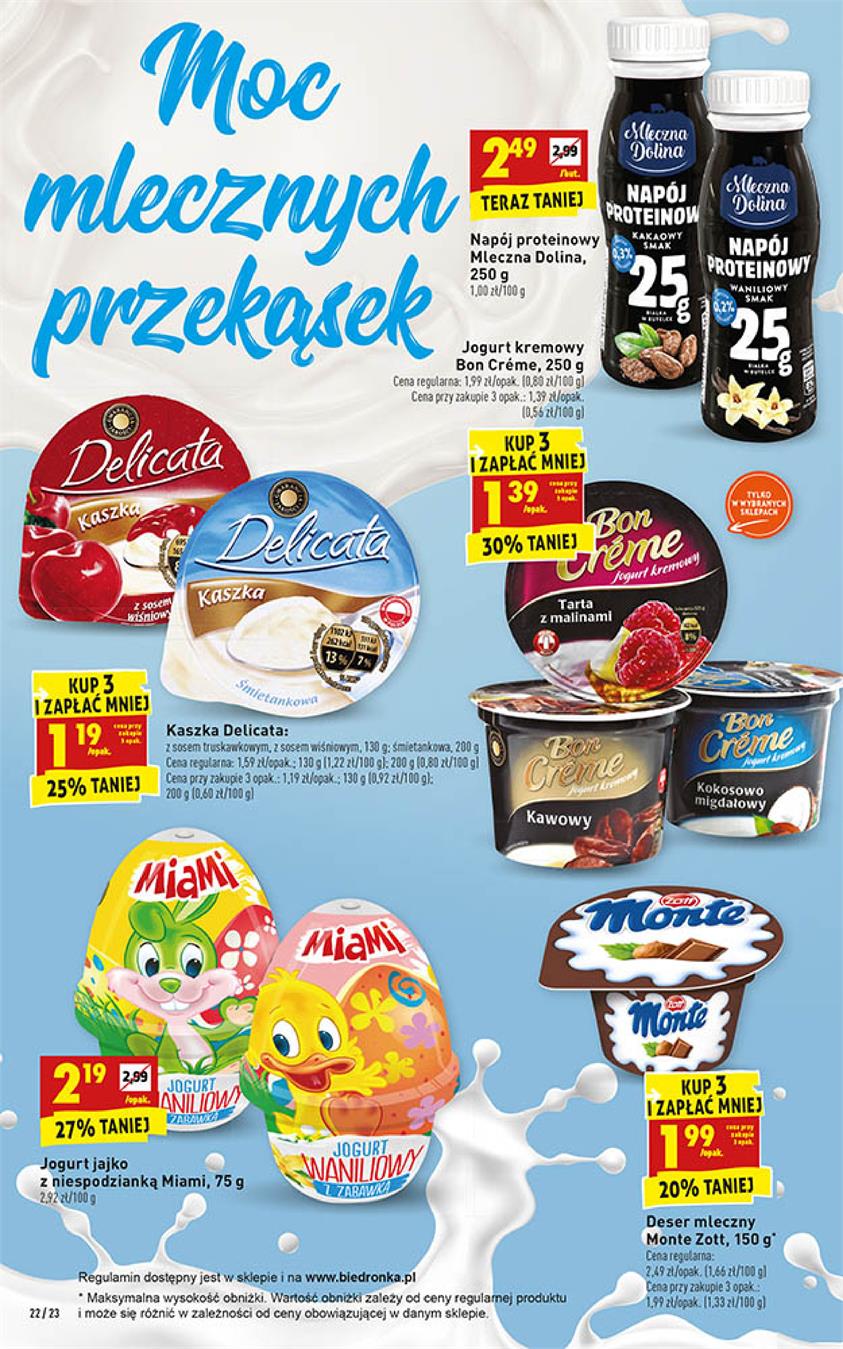 Gazetka Jeronimo Martins Polska SA nr 22 od 2019-03-25 do 2019-03-31