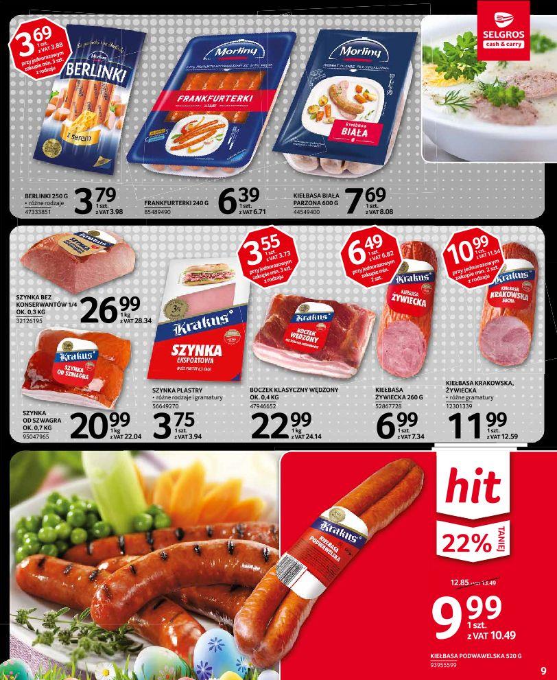 Gazetka Selgros Sp. z o.o. nr 9 od 2019-04-11 do 2019-04-24