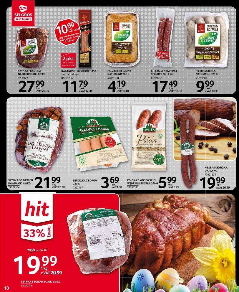 Gazetka Selgros Sp. z o.o. nr 10 od 2019-04-11 do 2019-04-24