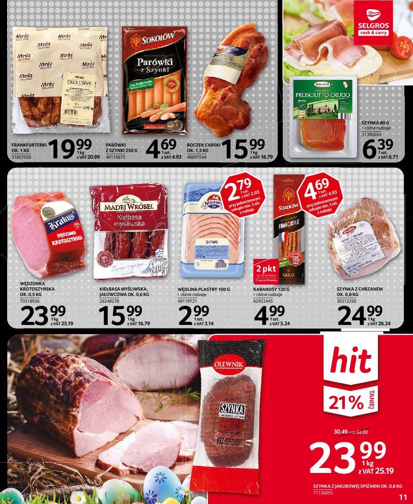 Gazetka Selgros Sp. z o.o. nr 11 od 2019-04-11 do 2019-04-24