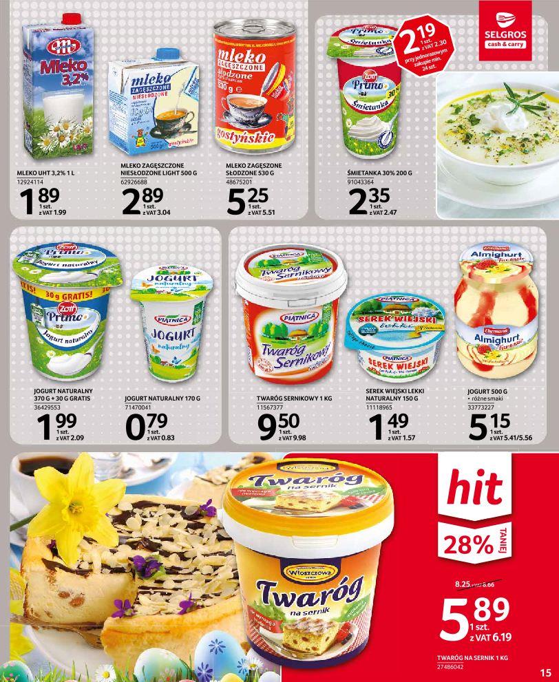 Gazetka Selgros Sp. z o.o. nr 15 od 2019-04-11 do 2019-04-24