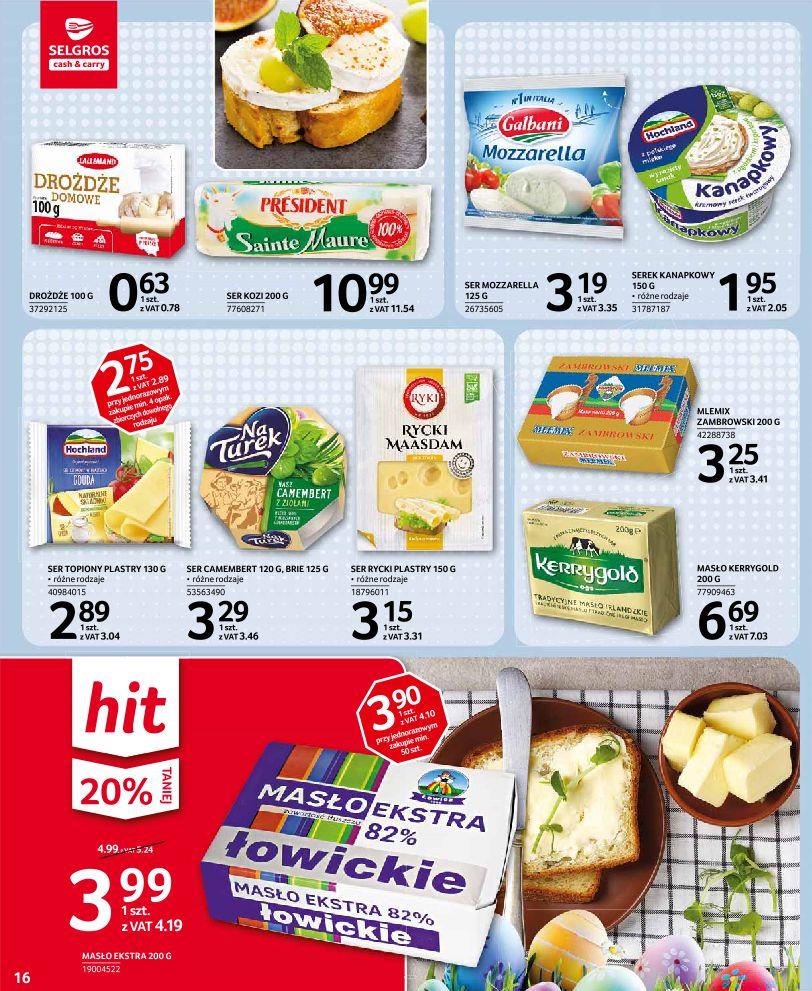 Gazetka Selgros Sp. z o.o. nr 16 od 2019-04-11 do 2019-04-24