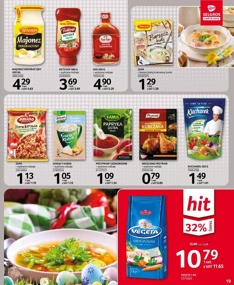 Gazetka Selgros Sp. z o.o. nr 19 od 2019-04-11 do 2019-04-24
