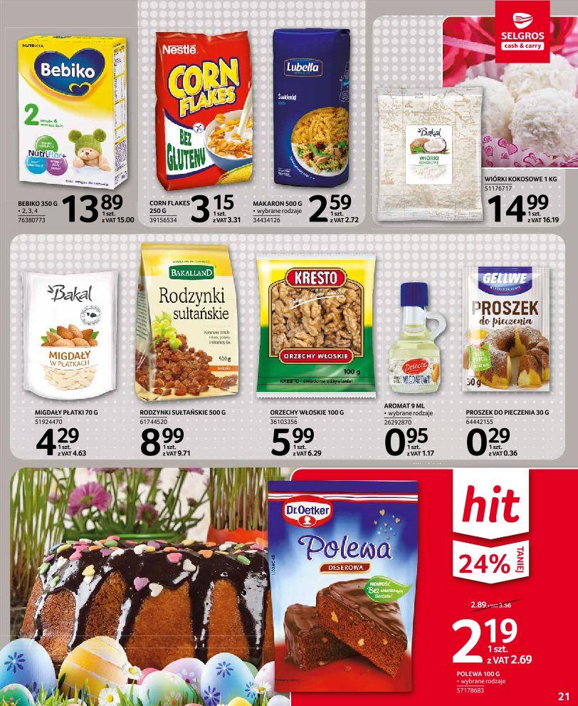 Gazetka Selgros Sp. z o.o. nr 21 od 2019-04-11 do 2019-04-24
