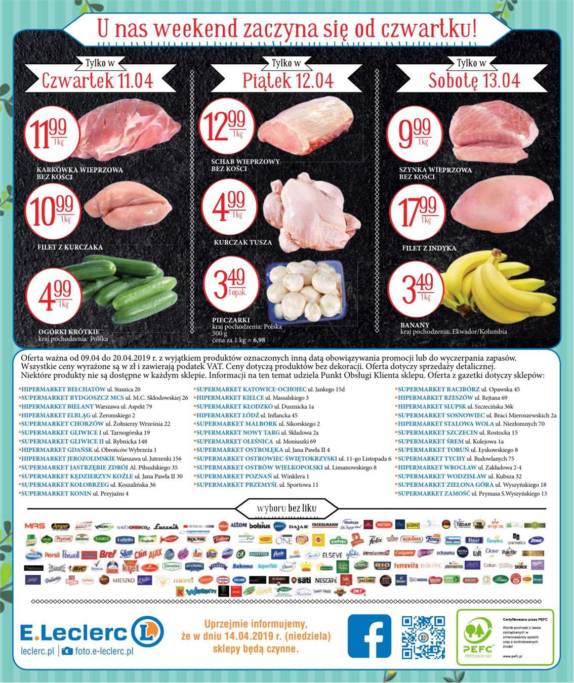 Gazetka Galec Sp. z o.o nr 26 od 2019-04-09 do 2019-04-20