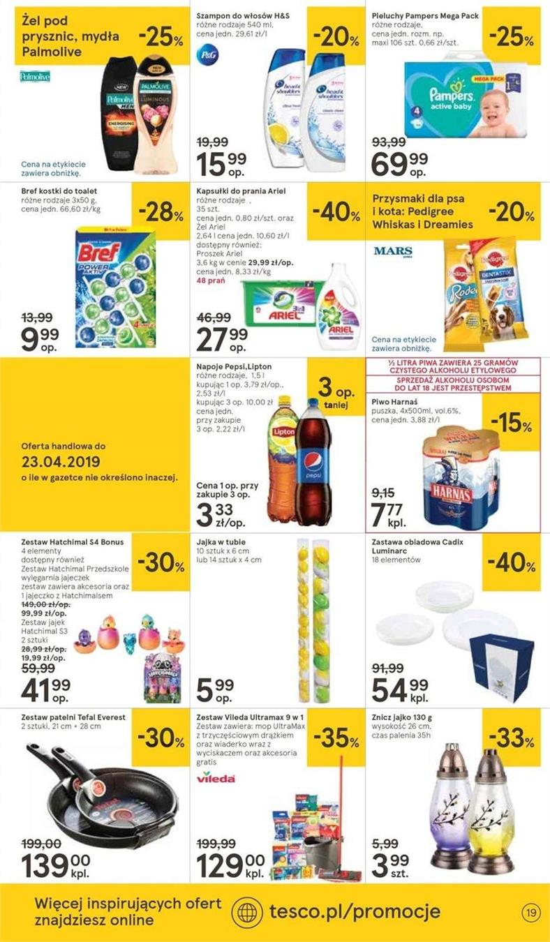 Gazetka Tesco Polska Sp. z o.o. nr 11 od 2019-04-11 do 2019-04-20