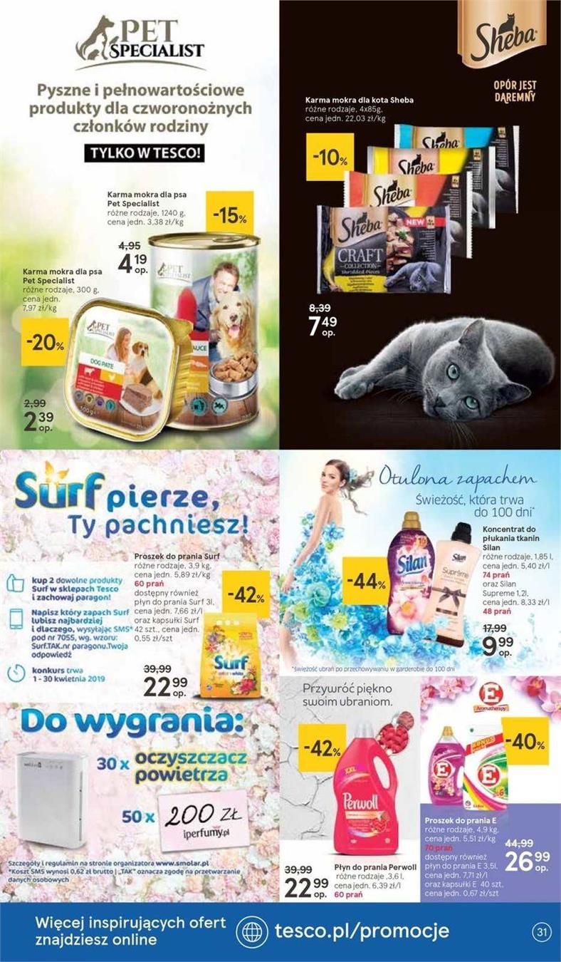 Gazetka Tesco Polska Sp. z o.o. nr 25 od 2019-04-11 do 2019-04-20