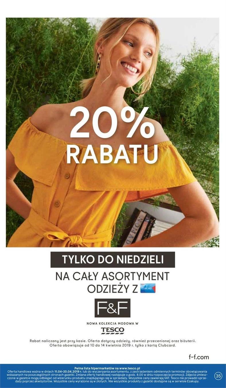 Gazetka Tesco Polska Sp. z o.o. nr 29 od 2019-04-11 do 2019-04-20