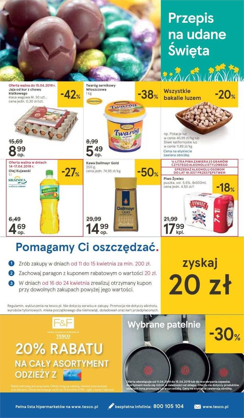 Gazetka Tesco Polska Sp. z o.o. nr 30 od 2019-04-11 do 2019-04-20