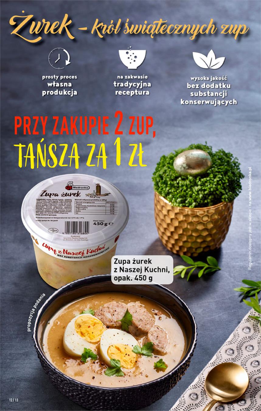 Gazetka Jeronimo Martins Polska SA nr 12 od 2019-04-15 do 2019-04-20