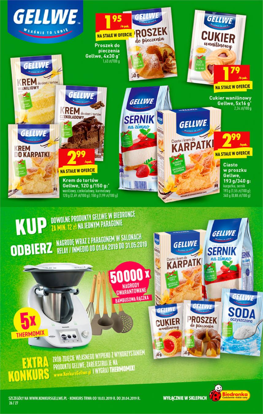 Gazetka Jeronimo Martins Polska SA nr 26 od 2019-04-15 do 2019-04-20