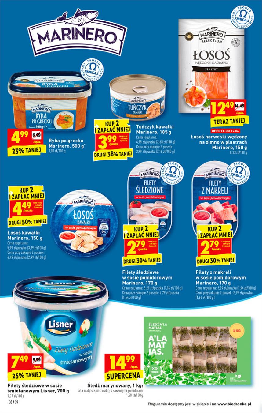 Gazetka Jeronimo Martins Polska SA nr 38 od 2019-04-15 do 2019-04-20