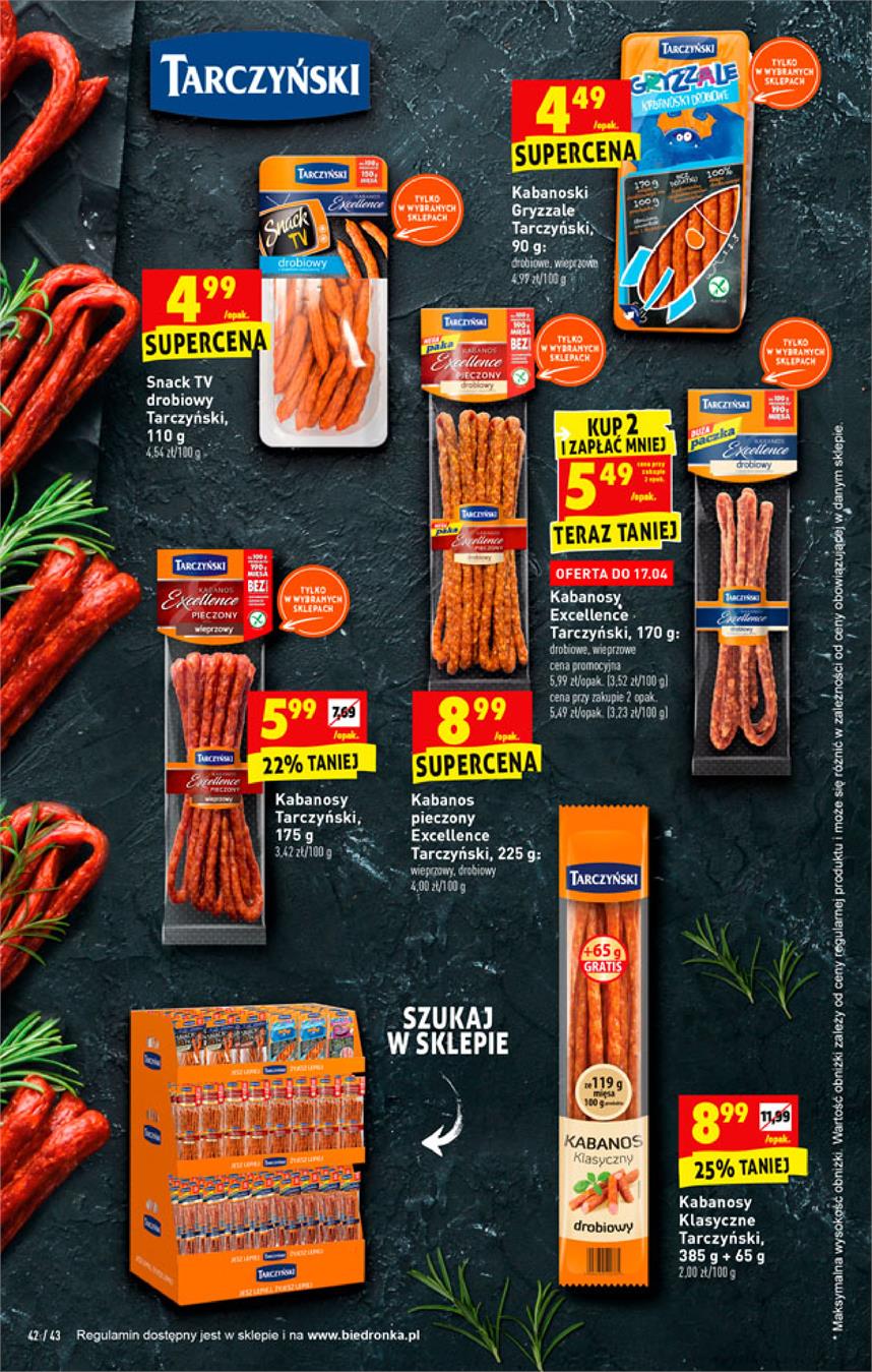 Gazetka Jeronimo Martins Polska SA nr 42 od 2019-04-15 do 2019-04-20