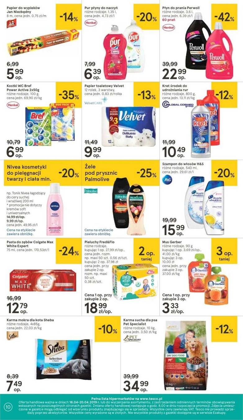 Gazetka Tesco Polska Sp. z o.o. nr 2 od 2019-04-16 do 2019-04-20