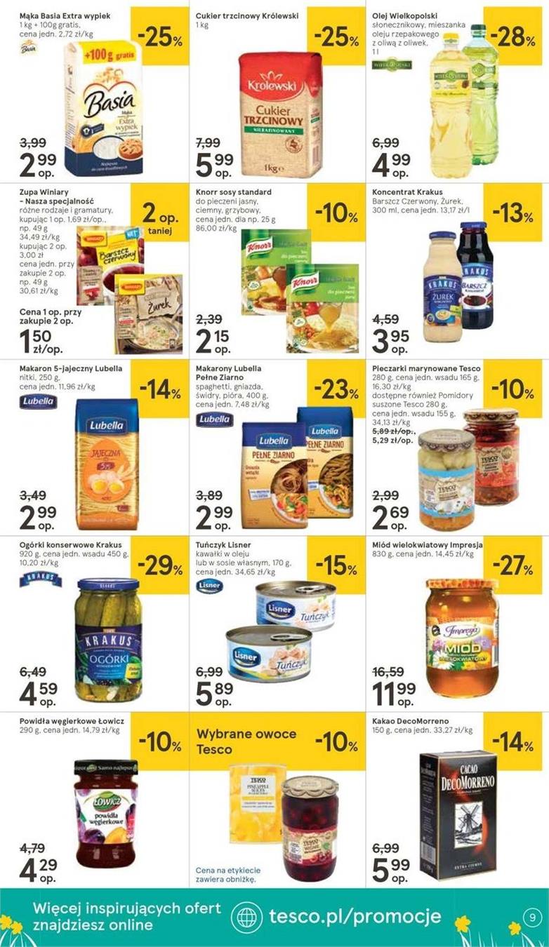 Gazetka Tesco Polska Sp. z o.o. nr 12 od 2019-04-16 do 2019-04-20