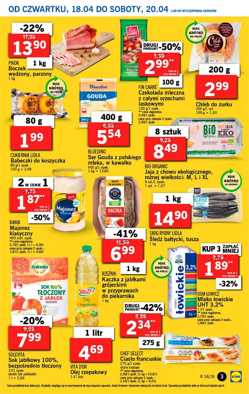 Gazetka Lidl Polska Sp. z o.o. nr 3 od 2019-04-18 do 2019-04-20