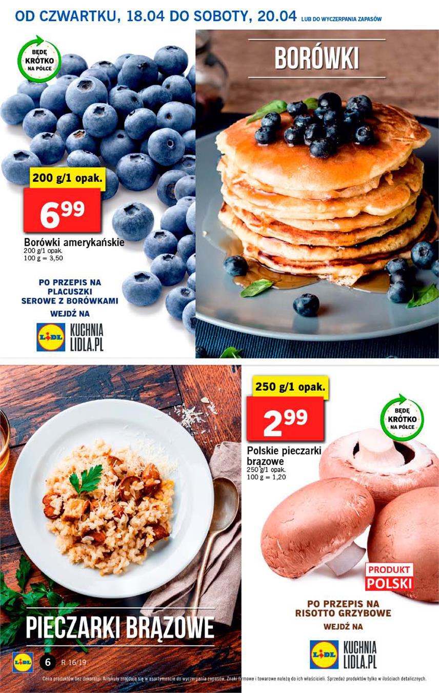 Gazetka Lidl Polska Sp. z o.o. nr 6 od 2019-04-18 do 2019-04-20