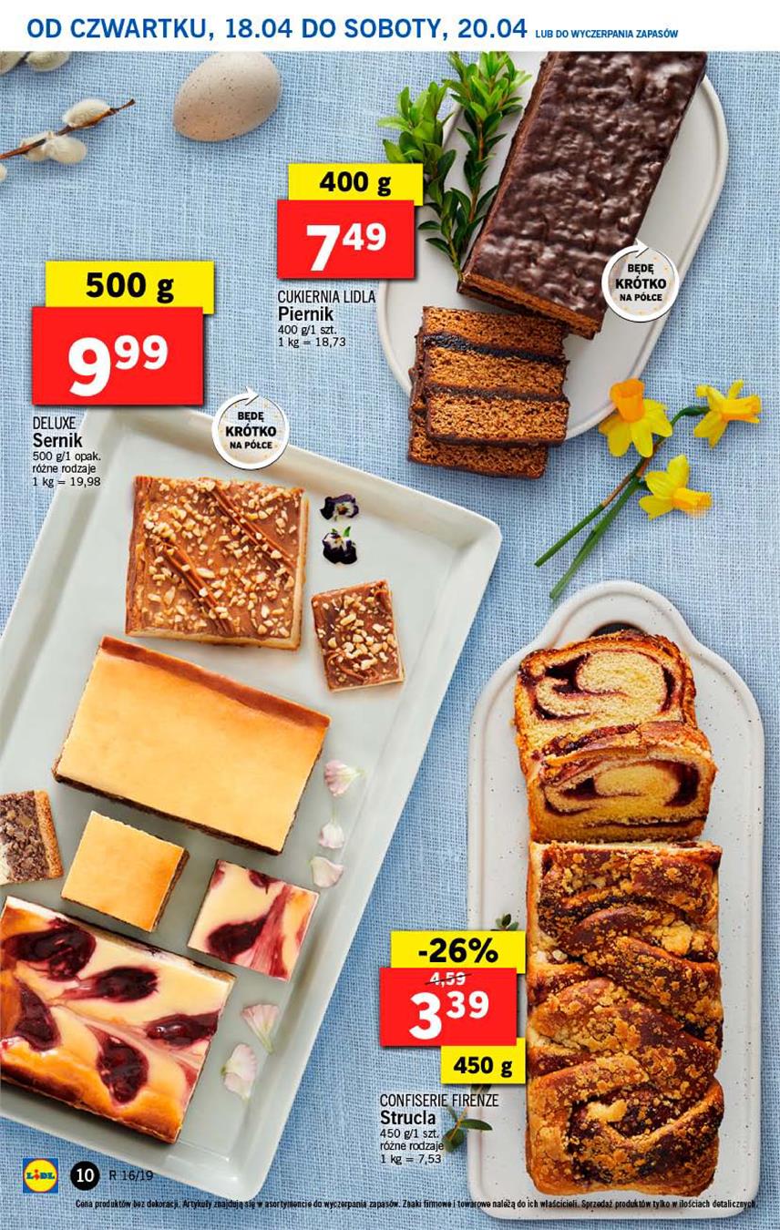 Gazetka Lidl Polska Sp. z o.o. nr 10 od 2019-04-18 do 2019-04-20