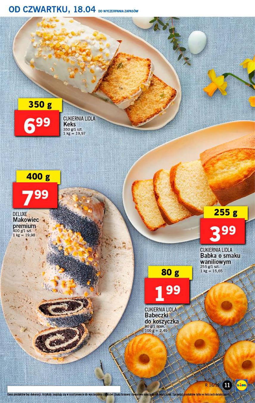 Gazetka Lidl Polska Sp. z o.o. nr 11 od 2019-04-18 do 2019-04-20