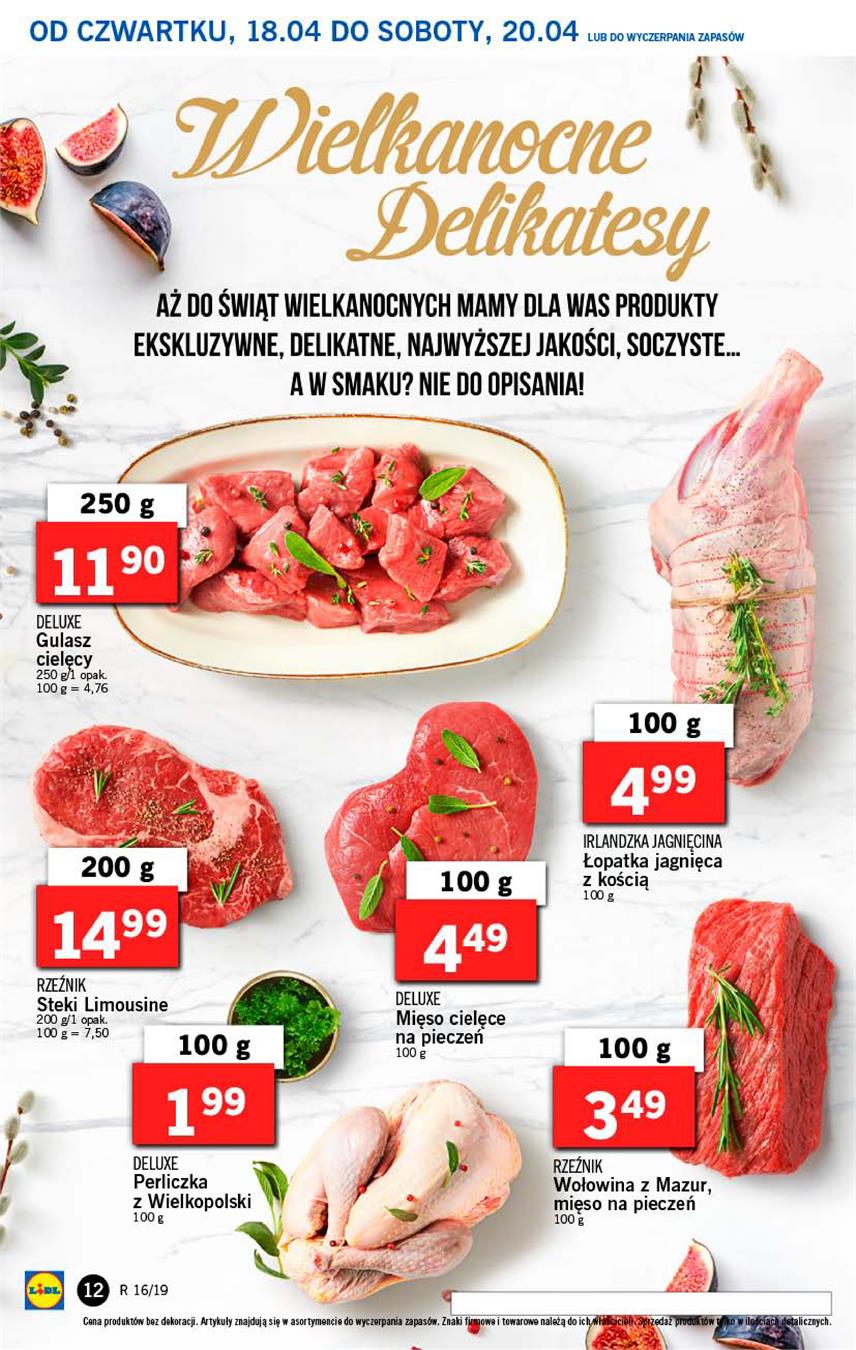 Gazetka Lidl Polska Sp. z o.o. nr 12 od 2019-04-18 do 2019-04-20