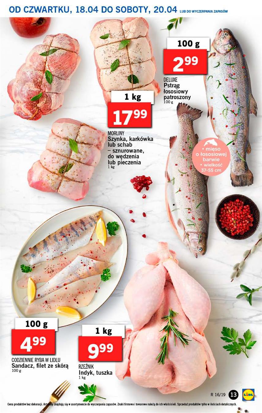 Gazetka Lidl Polska Sp. z o.o. nr 13 od 2019-04-18 do 2019-04-20