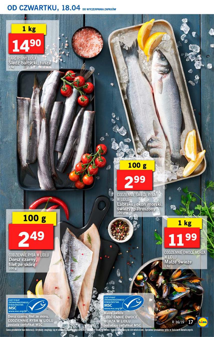 Gazetka Lidl Polska Sp. z o.o. nr 17 od 2019-04-18 do 2019-04-20