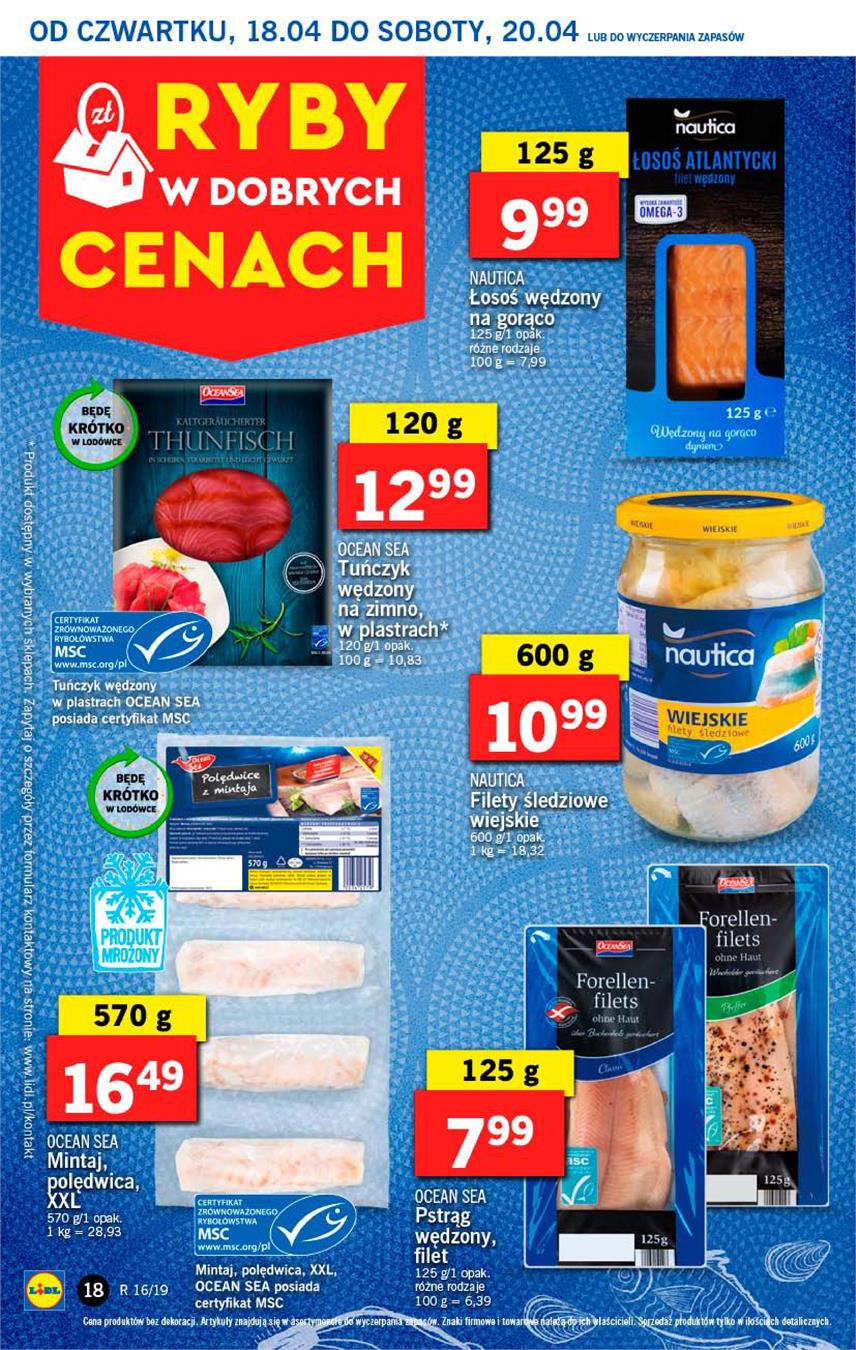 Gazetka Lidl Polska Sp. z o.o. nr 18 od 2019-04-18 do 2019-04-20