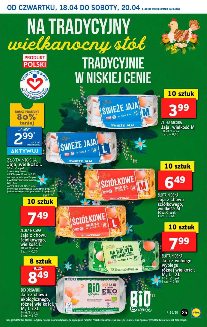 Gazetka Lidl Polska Sp. z o.o. nr 25 od 2019-04-18 do 2019-04-20