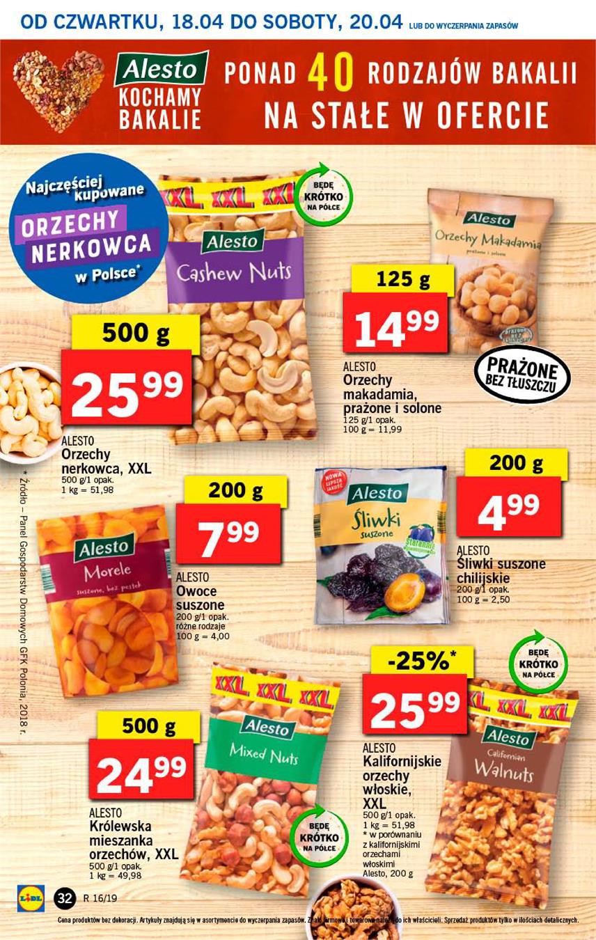 Gazetka Lidl Polska Sp. z o.o. nr 32 od 2019-04-18 do 2019-04-20