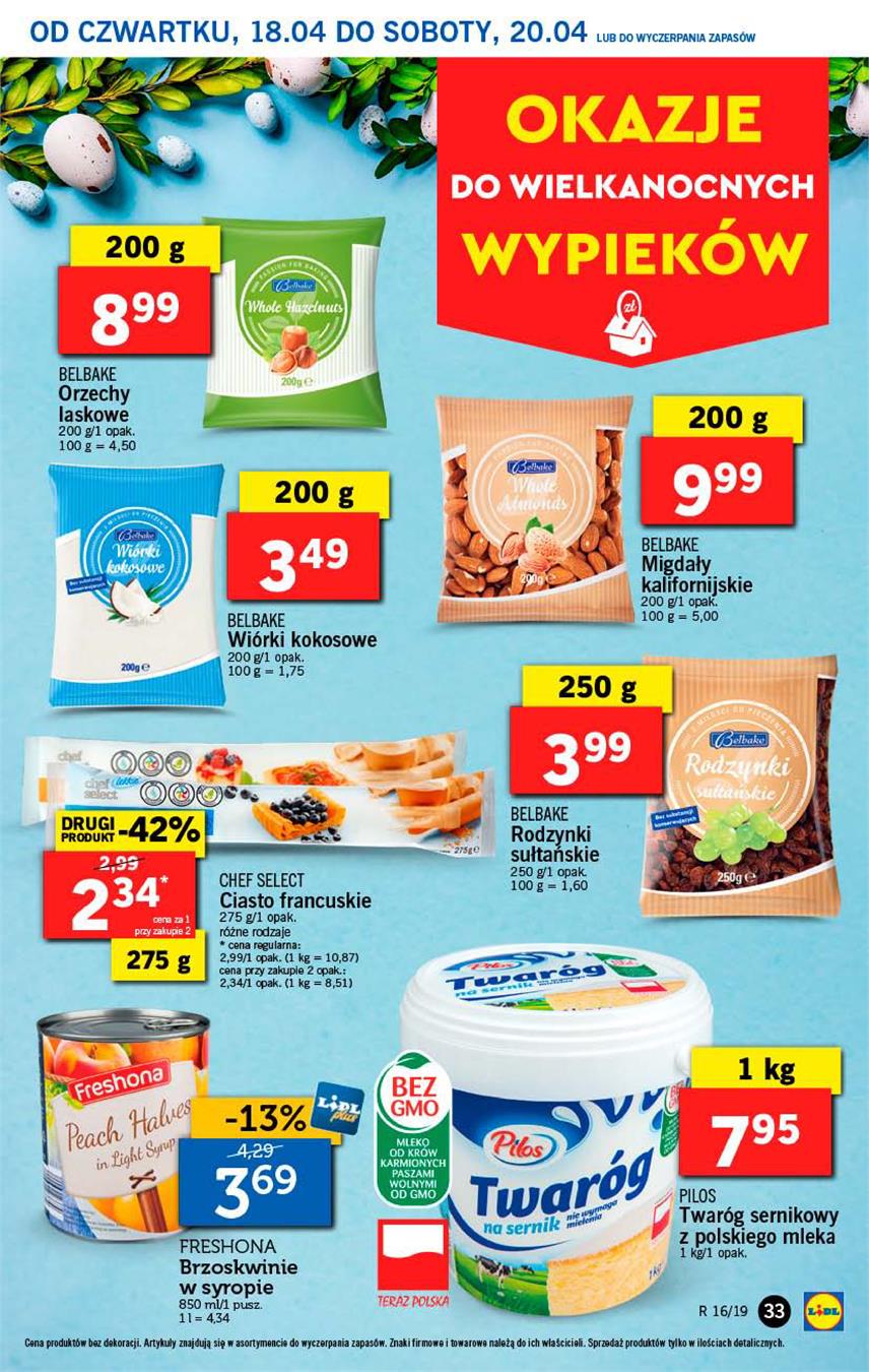 Gazetka Lidl Polska Sp. z o.o. nr 33 od 2019-04-18 do 2019-04-20