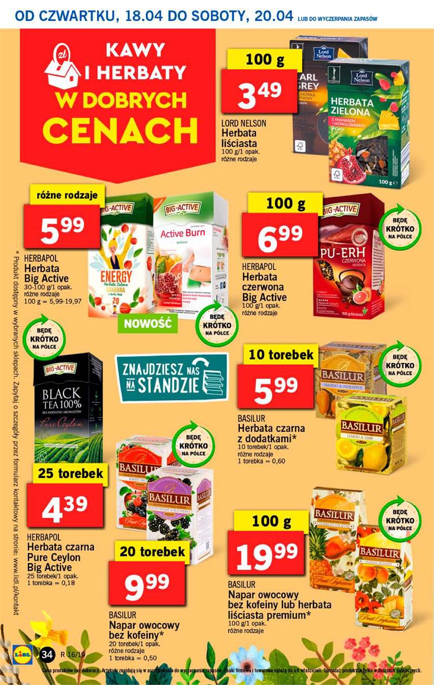 Gazetka Lidl Polska Sp. z o.o. nr 34 od 2019-04-18 do 2019-04-20