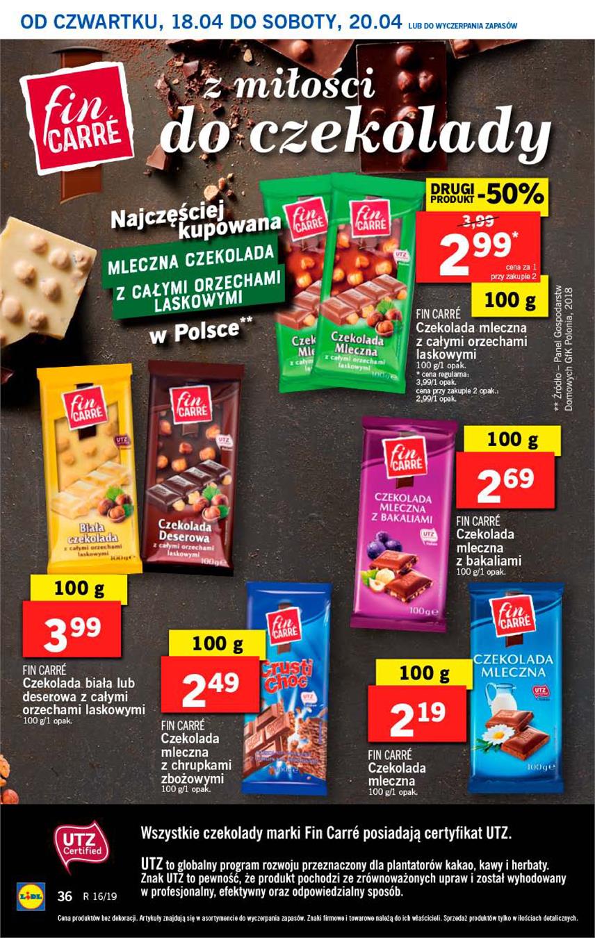 Gazetka Lidl Polska Sp. z o.o. nr 36 od 2019-04-18 do 2019-04-20