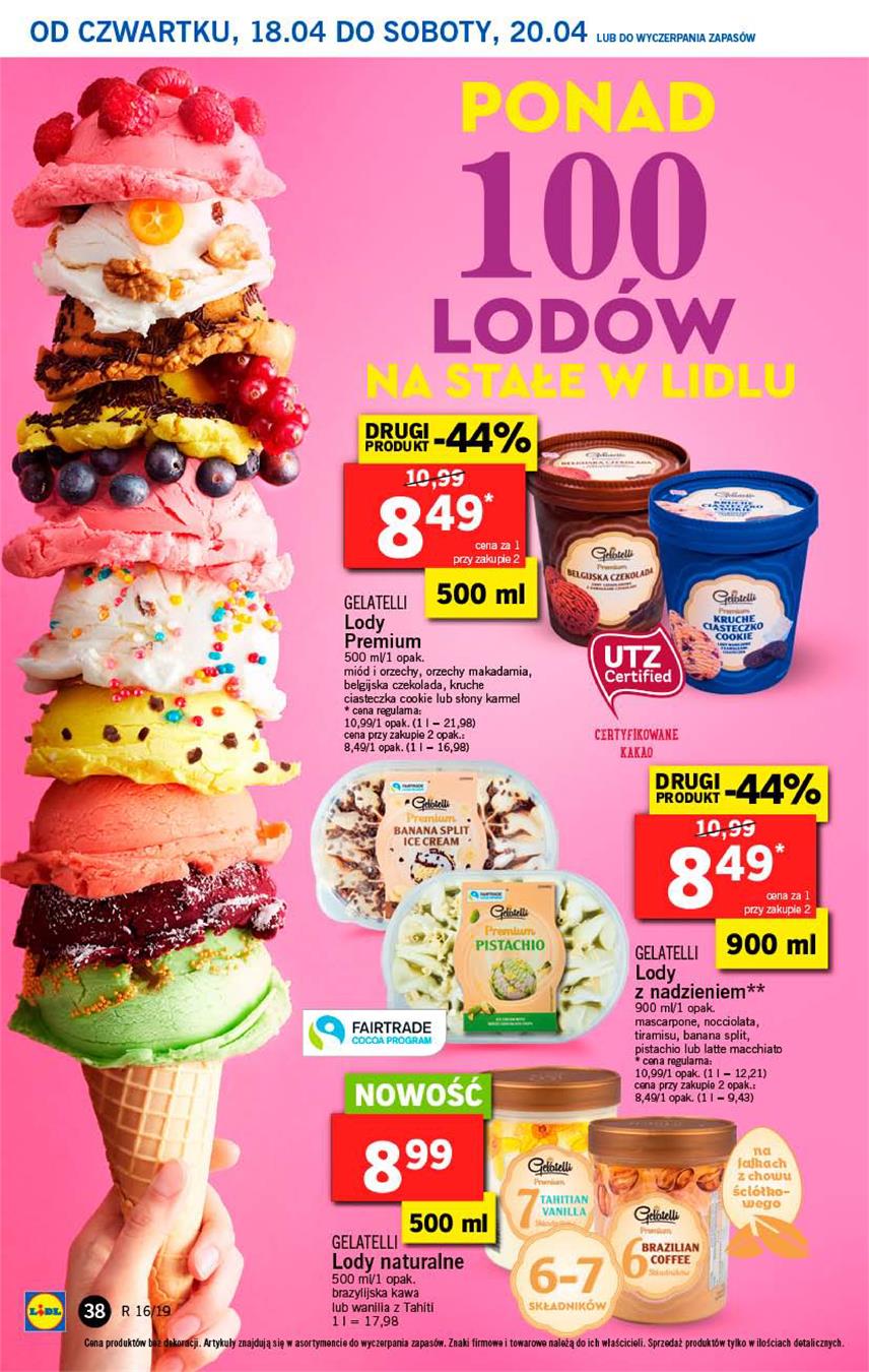 Gazetka Lidl Polska Sp. z o.o. nr 38 od 2019-04-18 do 2019-04-20