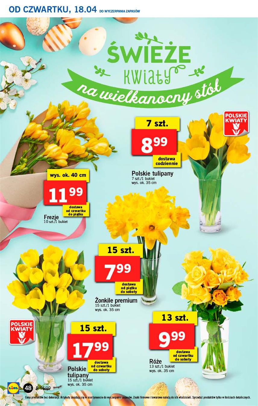Gazetka Lidl Polska Sp. z o.o. nr 48 od 2019-04-18 do 2019-04-20
