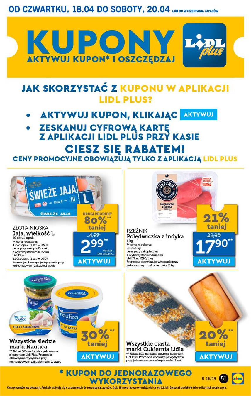 Gazetka Lidl Polska Sp. z o.o. nr 51 od 2019-04-18 do 2019-04-20
