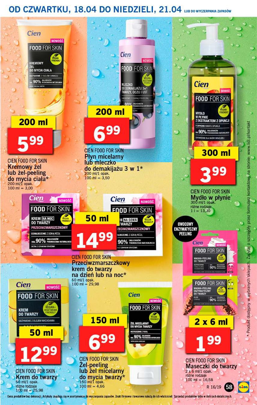 Gazetka Lidl Polska Sp. z o.o. nr 58 od 2019-04-18 do 2019-04-20