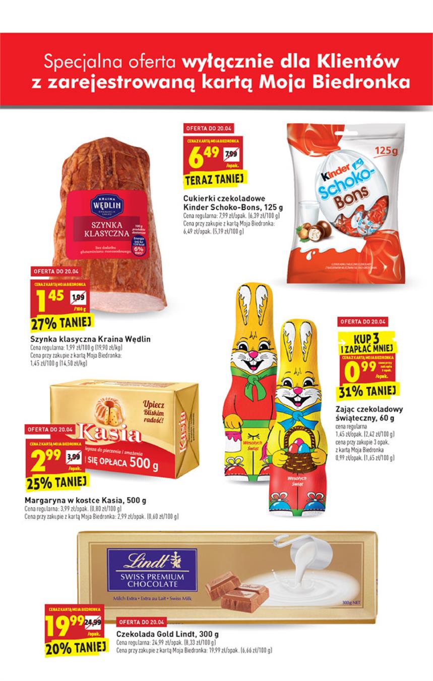 Gazetka Jeronimo Martins Polska SA nr 5 od 2019-04-18 do 2019-04-24